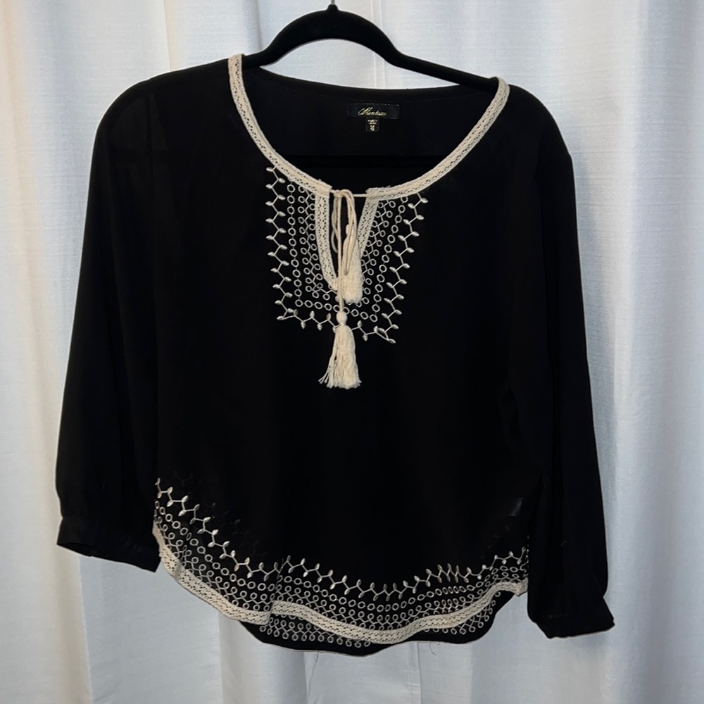 Long sleeve blouse